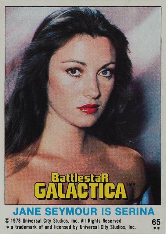 1978 Battlestar Galactica Jane Seymour Is Serina #65 Non-Sports Card