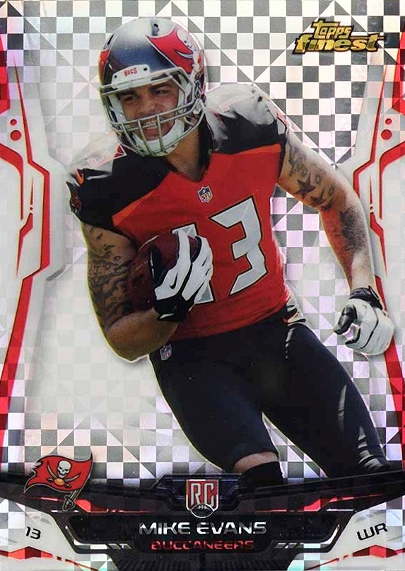 2014 Finest Mike Evans #146 Football Card