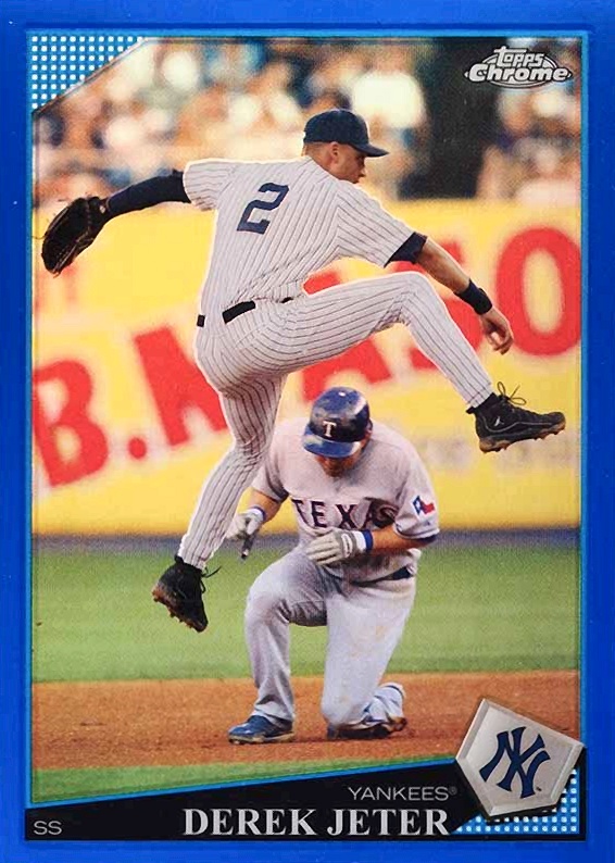 2009 Topps Chrome Derek Jeter #98 Baseball Card