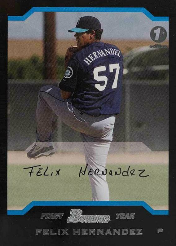 2004 Bowman Felix Hernandez #224 Baseball Card