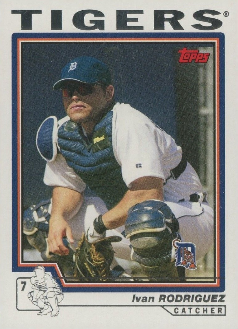 2004 Topps  Ivan Rodriguez #500 Baseball Card