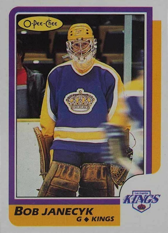1986 O-Pee-Chee Bob Janecyk #131 Hockey Card