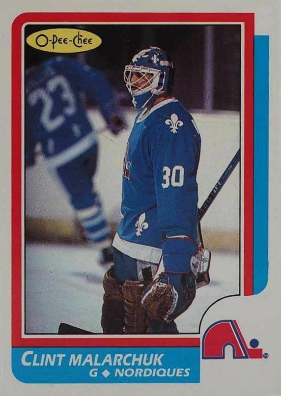 1986 O-Pee-Chee Clint Malarchuk #47 Hockey Card