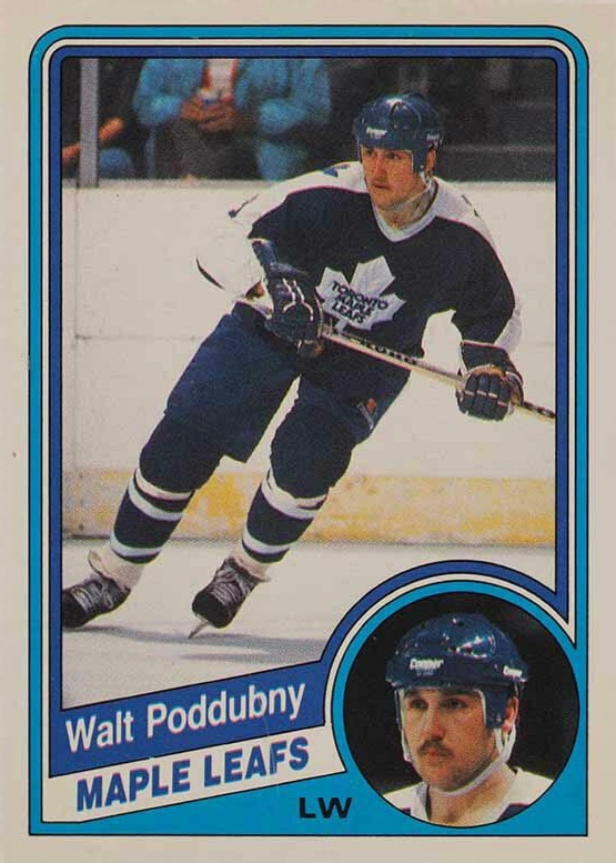 1984 O-Pee-Chee Walt Poddubny #309 Hockey Card