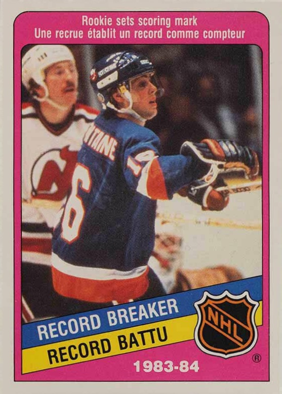 1984 O-Pee-Chee Pat LaFontaine #392 Hockey Card