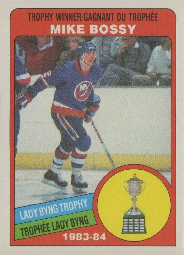 1984 O-Pee-Chee Mike Bossy #376 Hockey Card