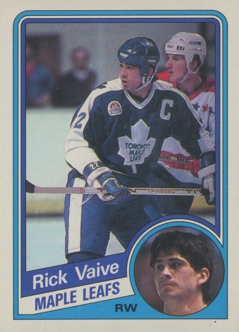 1984 O-Pee-Chee Rick Vaive #313 Hockey Card