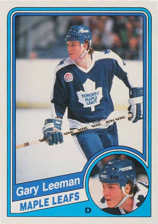 1984 O-Pee-Chee Gary Leeman #305 Hockey Card