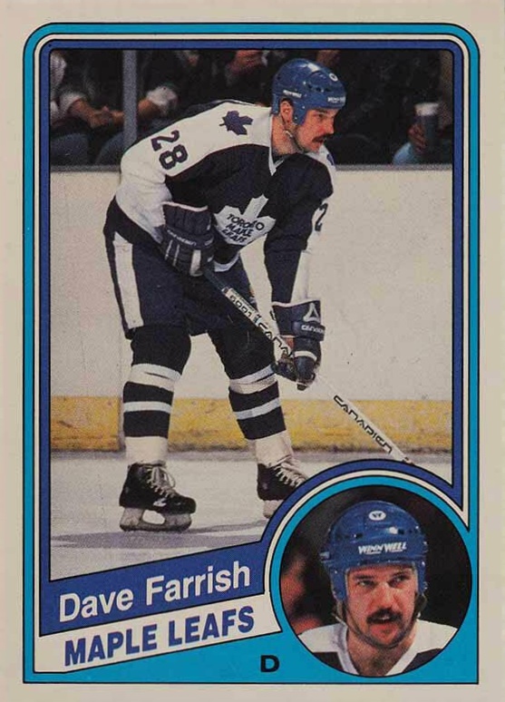 1984 O-Pee-Chee Dave Farrish #301 Hockey Card