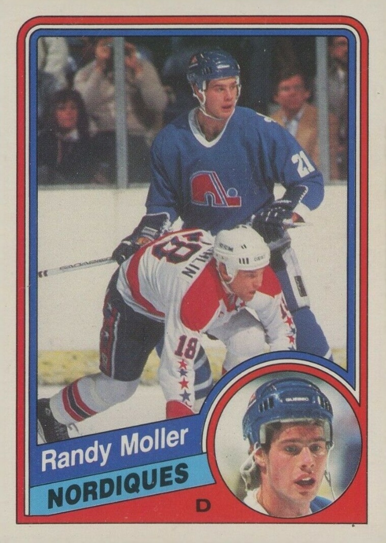 1984 O-Pee-Chee Randy Moller #284 Hockey Card