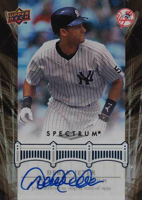 2008 Upper Deck Spectrum Jeter Retrospectrum Derek Jeter #DJ34 Baseball Card