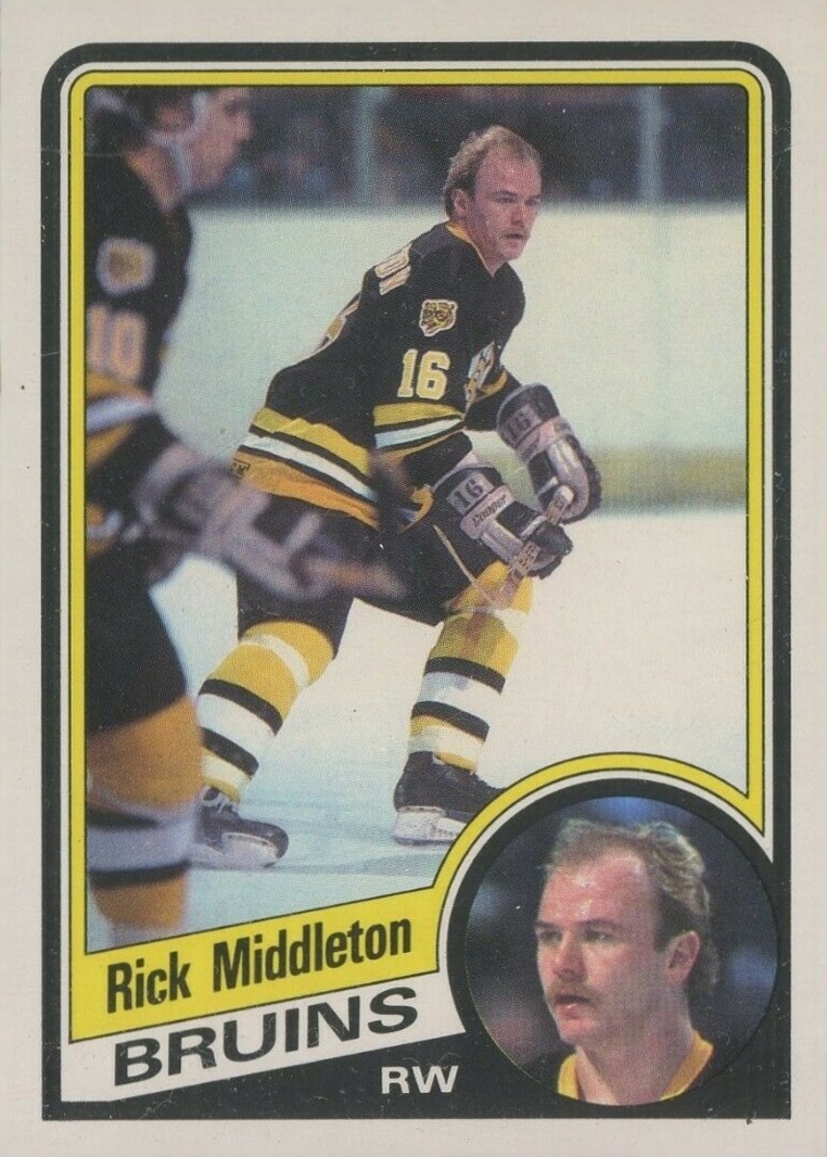1984 O-Pee-Chee Rick Middleton #9 Hockey Card