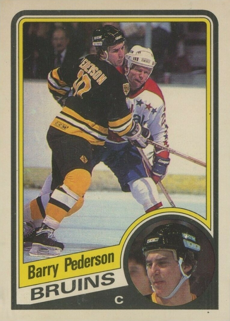 1984 O-Pee-Chee Barry Pederson #14 Hockey Card
