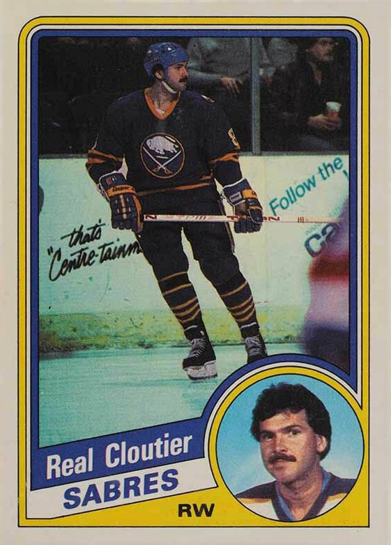 1984 O-Pee-Chee Real Cloutier #19 Hockey Card