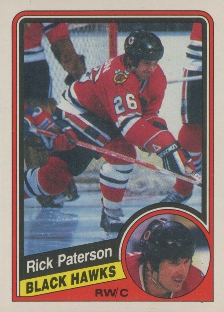 1984 O-Pee-Chee Rick Paterson #44 Hockey Card