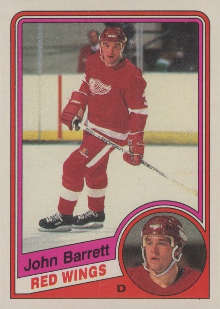 1984 O-Pee-Chee John Barrett #49 Hockey Card
