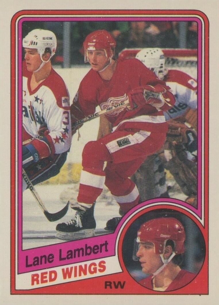 1984 O-Pee-Chee Lane Lambert #57 Hockey Card