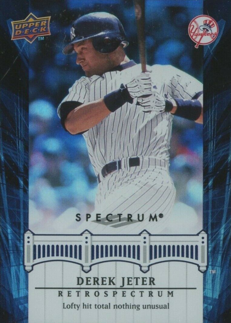 2008 Upper Deck Spectrum Jeter Retrospectrum Derek Jeter #DJ47 Baseball Card