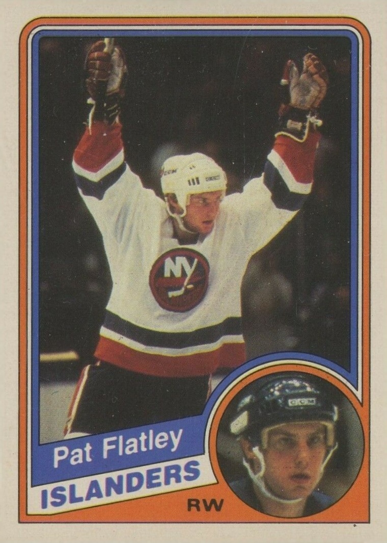 1984 O-Pee-Chee Pat Flatley #124 Hockey Card