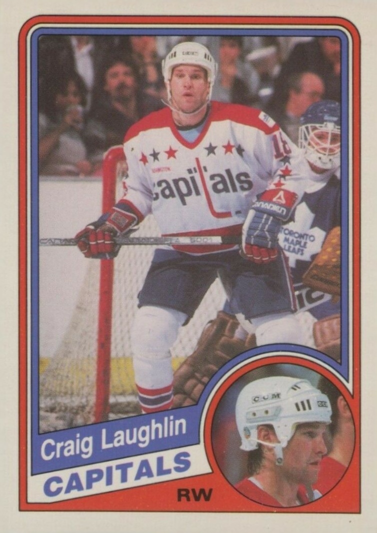 1984 O-Pee-Chee Craig Laughlin #203 Hockey Card