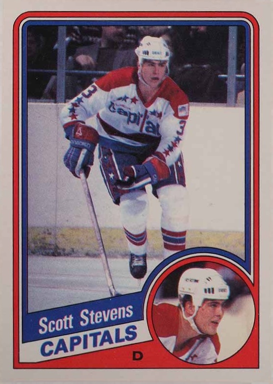 1984 O-Pee-Chee Scott Stevens #206 Hockey Card