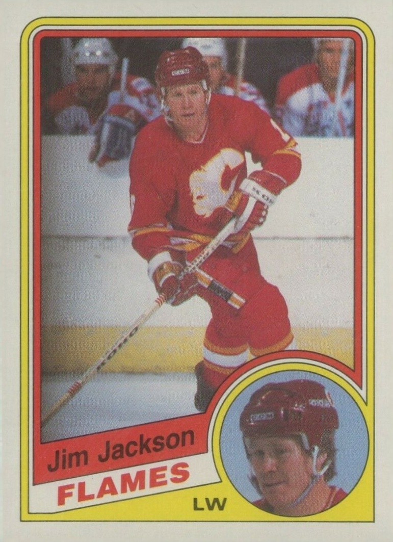 1984 O-Pee-Chee Jim Jackson #225 Hockey Card