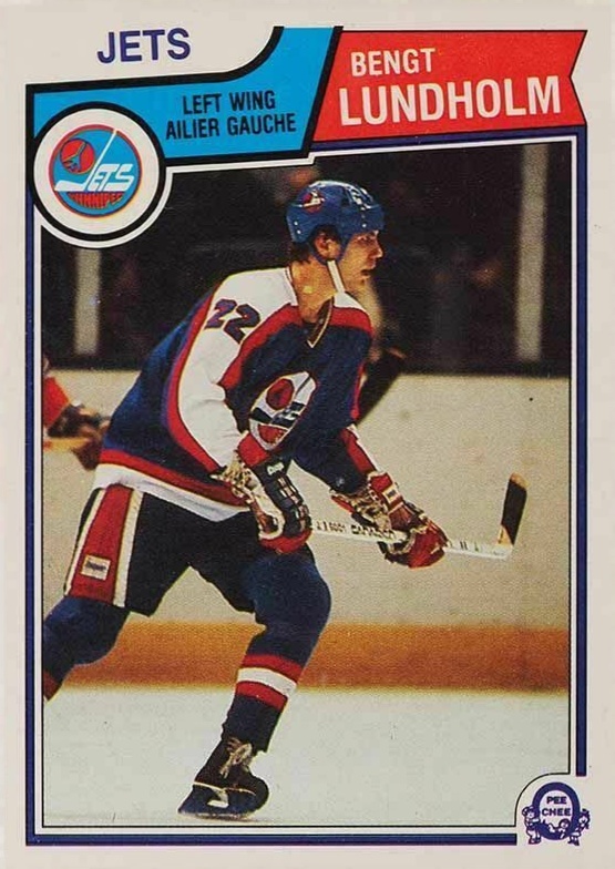 1983 O-Pee-Chee Bengt Lundholm #387 Hockey Card
