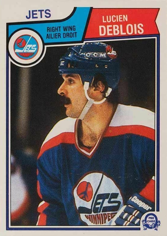 1983 O-Pee-Chee Lucien Deblois #383 Hockey Card
