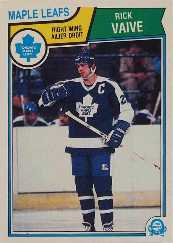 1983 O-Pee-Chee Rick Vaive #343 Hockey Card