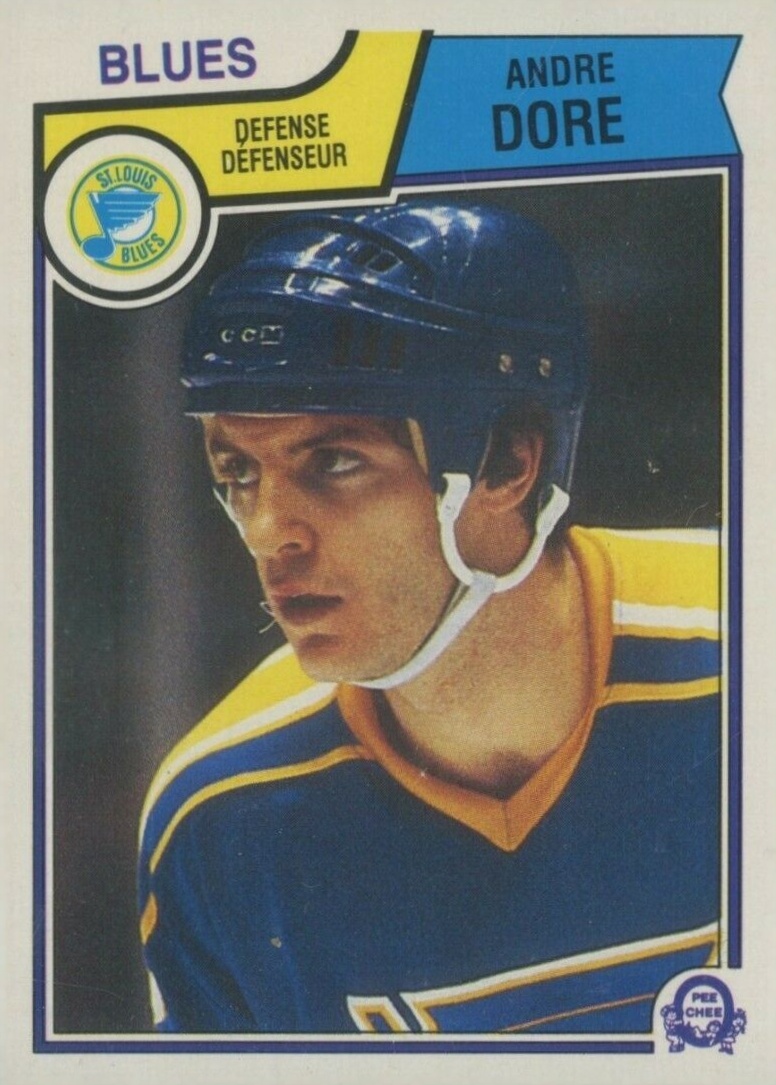 1983 O-Pee-Chee Andre Dore #313 Hockey Card