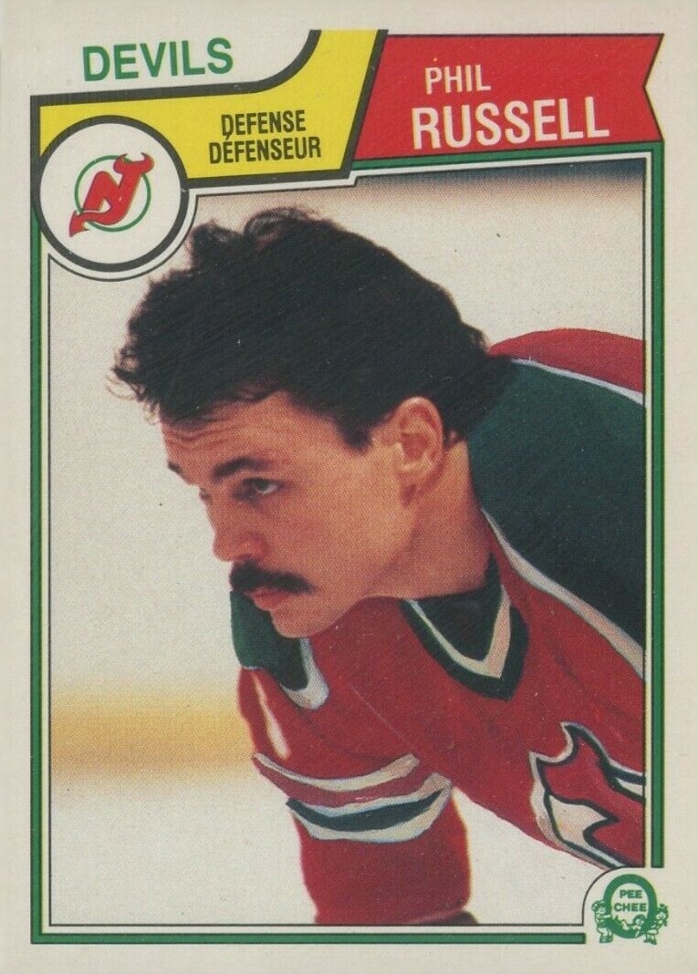 1983 O-Pee-Chee Phil Russell #237 Hockey Card