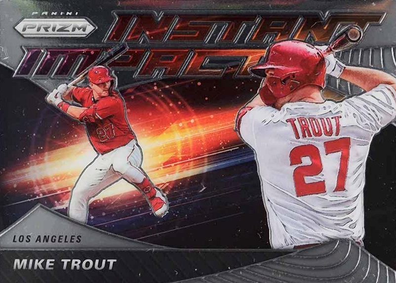2020 Panini Prizm Instant Impact Mike Trout #II4 Baseball Card