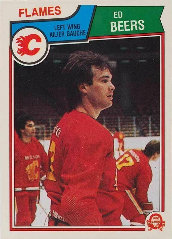 1983 O-Pee-Chee Ed Beers #76 Hockey Card