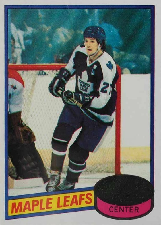 1980 Topps Darryl Sittler #50 Hockey Card