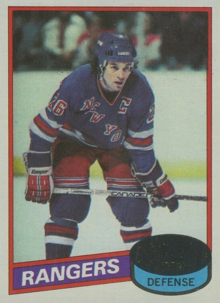 1980 Topps Dave Maloney #7 Hockey Card