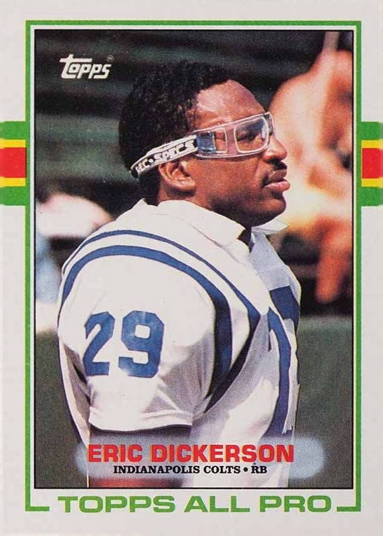 1989 Topps Eric Dickerson #206 Football Card