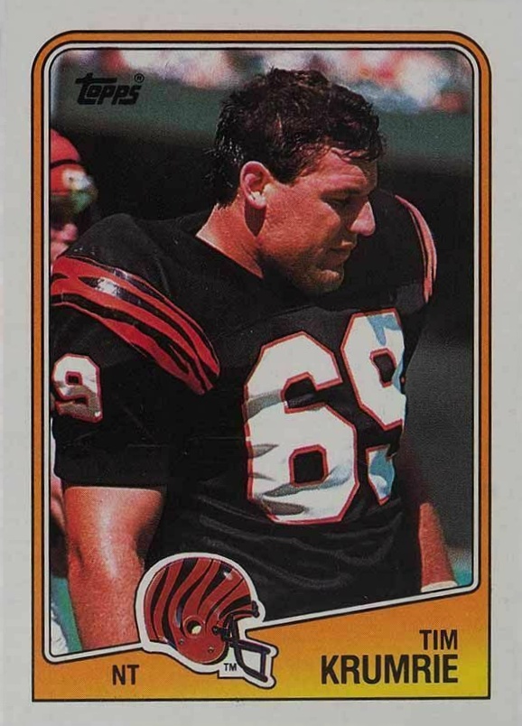 1988 Topps Tim Krumrie #347 Football Card