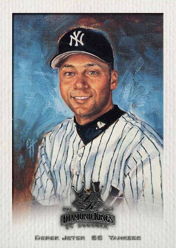 2002 Donruss Diamond Kings Derek Jeter #60 Baseball Card
