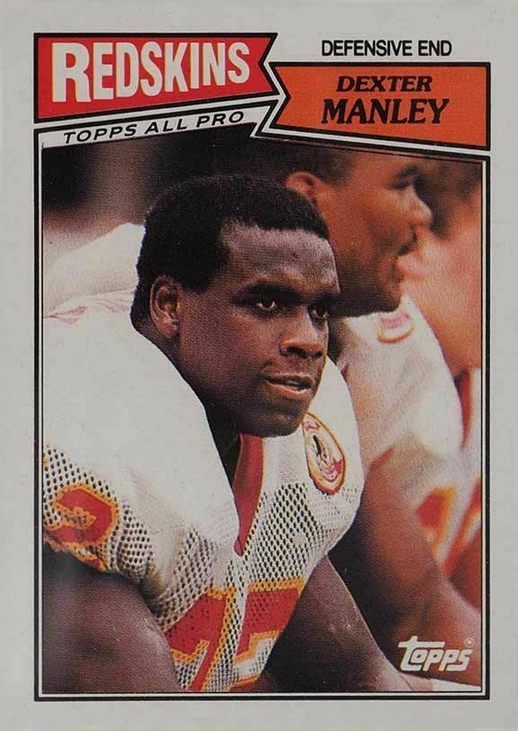 1987 Topps Dexter Manley #76 Football Card