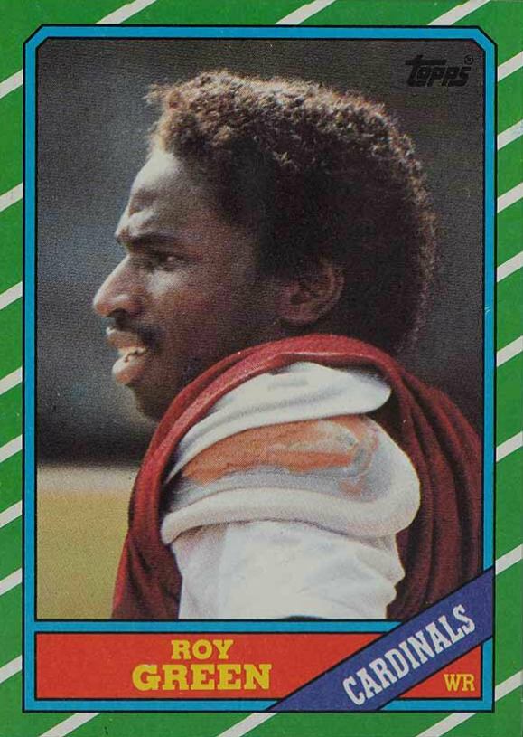 1986 Topps Roy Green #332 Football Card
