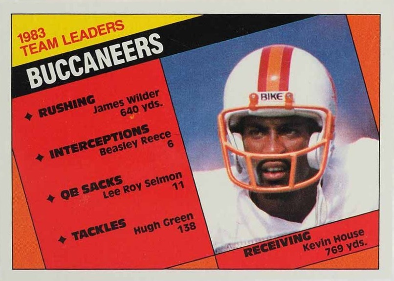 1984 Topps Tampa Bay Bucs Leaders #364 Football Card