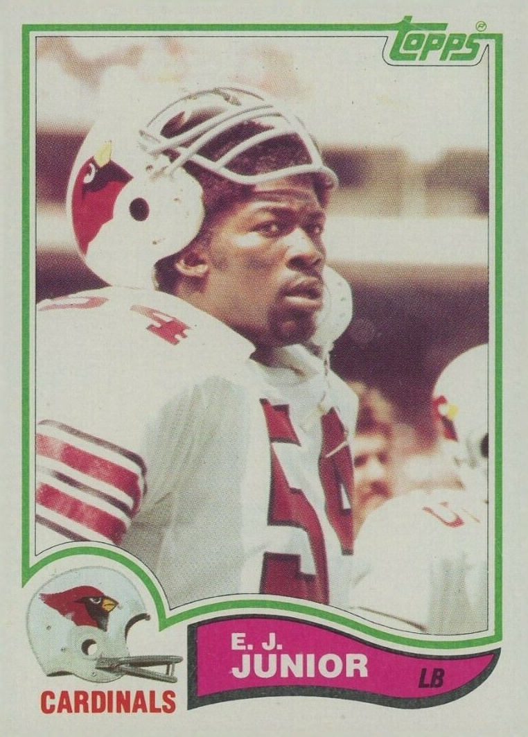 1982 Topps E.J. Junior #470 Football Card