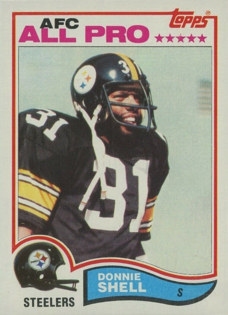 1982 Topps Donnie Shell #217 Football Card