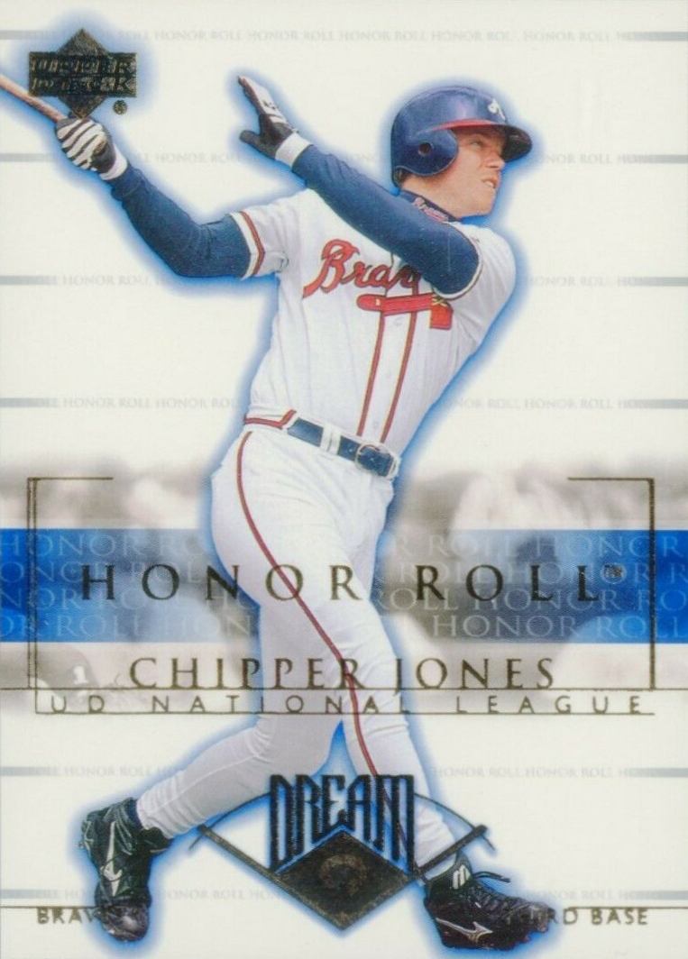 2002 Upper Deck Honor Roll Chipper Jones #5 Baseball Card