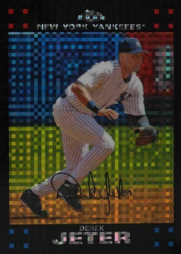 2007 Topps Chrome Derek Jeter #21 Baseball Card