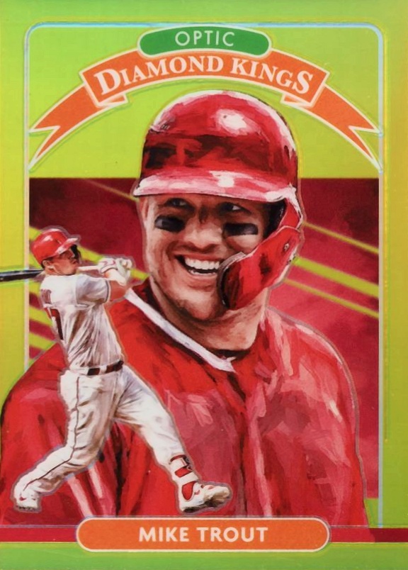 2020 Panini Donruss Optic Mike Trout #9 Baseball Card