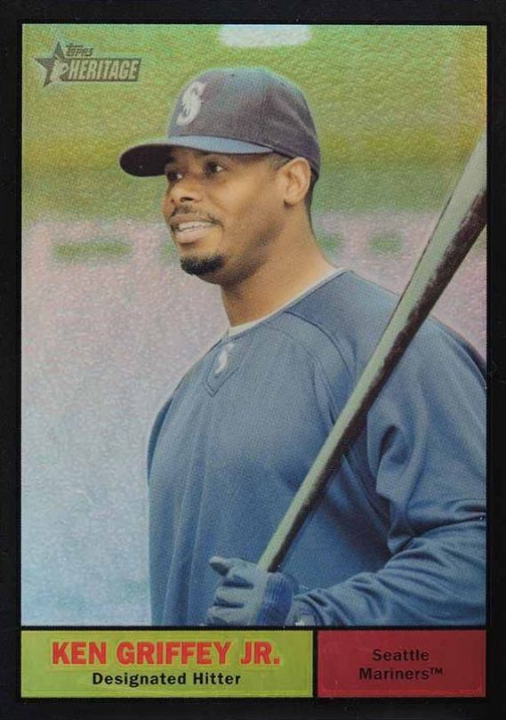 2010 Topps Heritage Chrome Ken Griffey Jr. #C148 Baseball Card