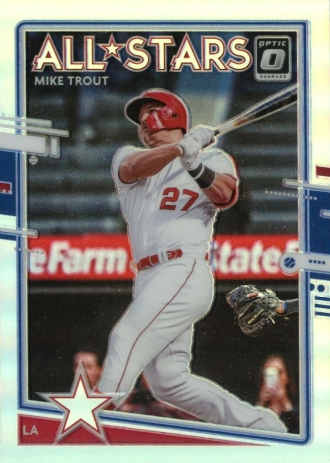 2020 Panini Donruss Optic Mike Trout #197 Baseball Card