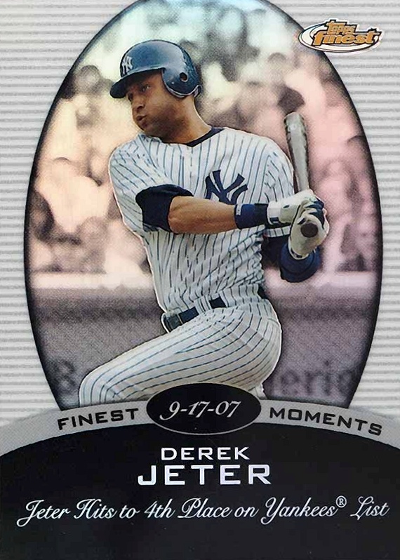 2008 Finest Moments Derek Jeter #FM-DJ Baseball Card