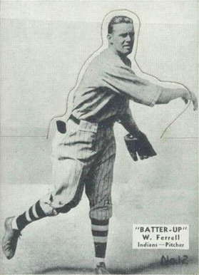 1934 Batter Up Wes Ferrell #12 Baseball Card